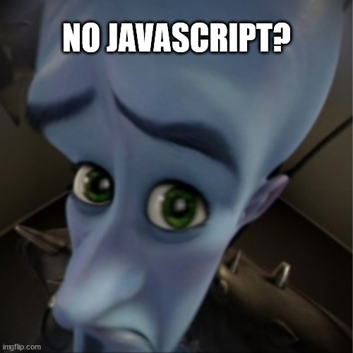 Ingen JavaScript?
